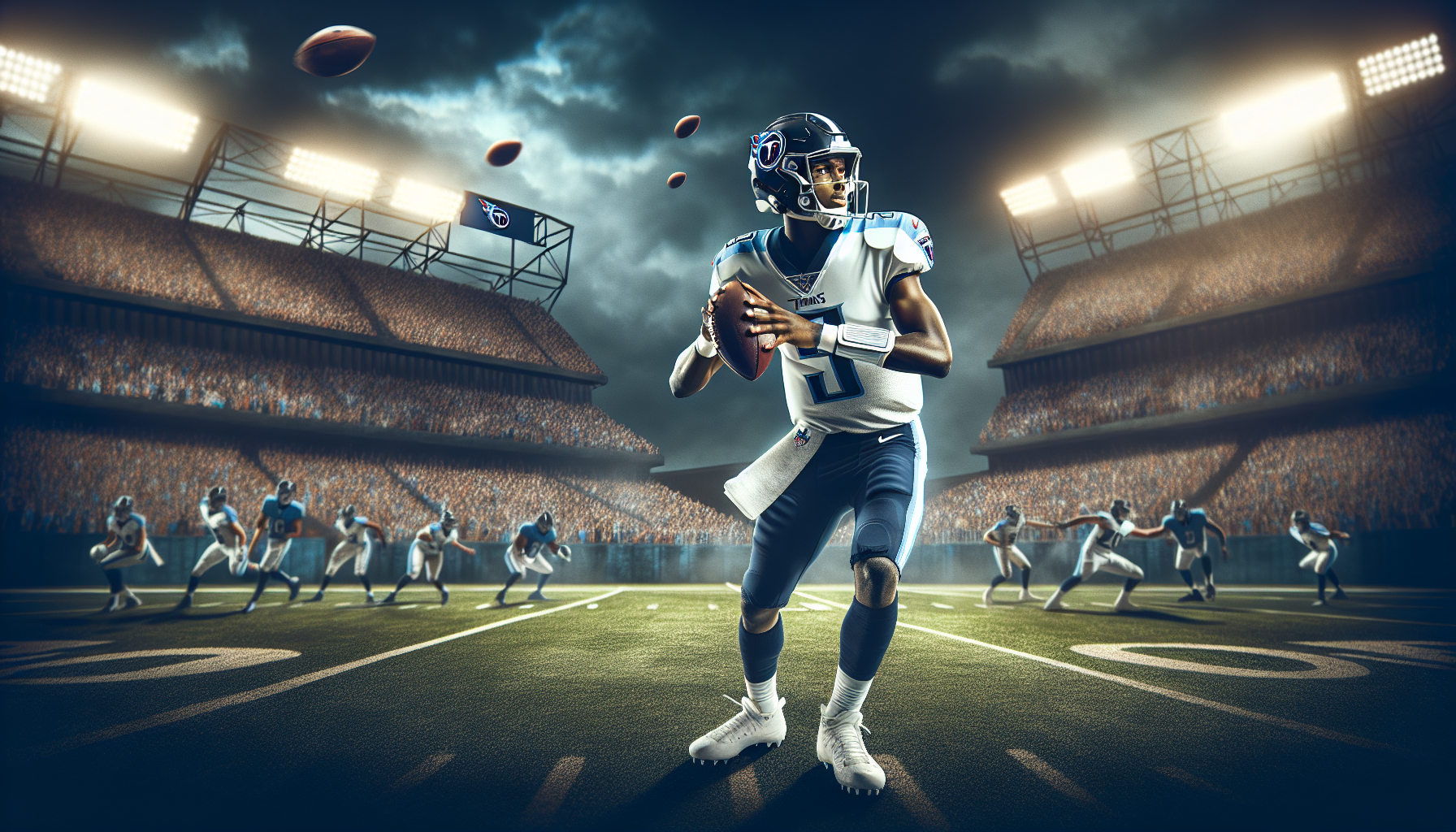 타이탄스 드래프트 1순위 쿼터백 캠 워드, 신인 시즌 완벽 분석